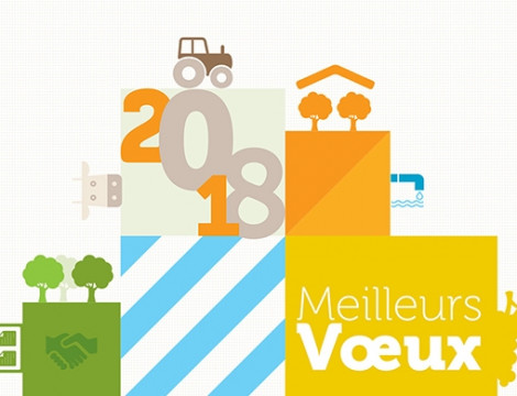 La Safer Occitanie vous adresse ses meilleurs voeux pour l'année 2018